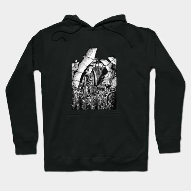 Skeleton Horde Hoodie by Hominid